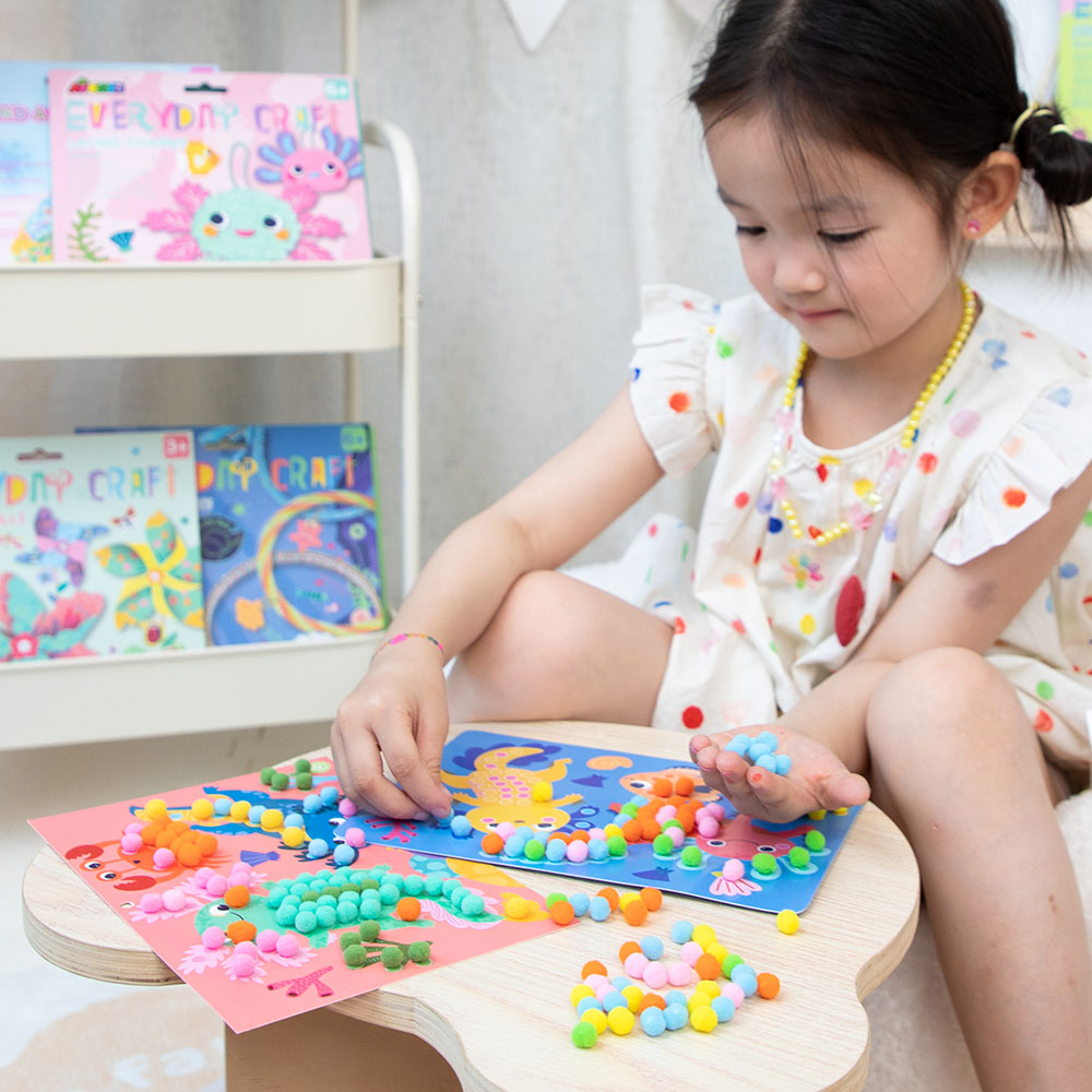 Avenir Everyday Craft Pom Pom Art Axolotl – imagem 5