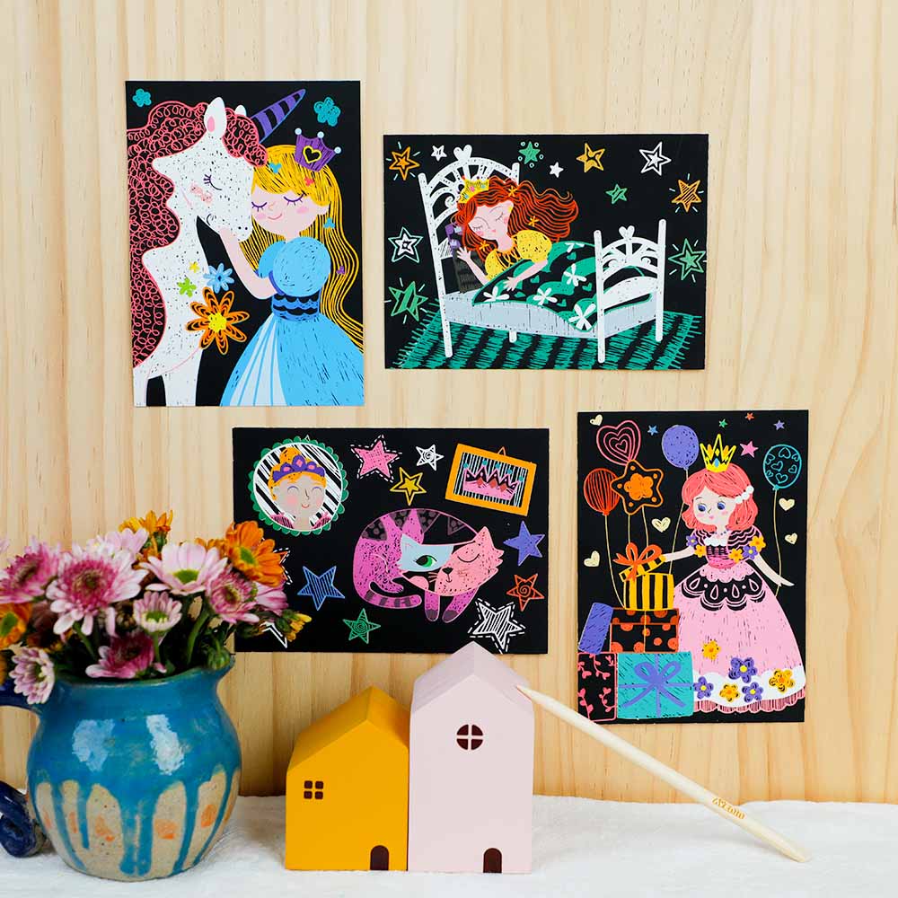 Avenir Mini Scratch Book – Princess – imagem 4