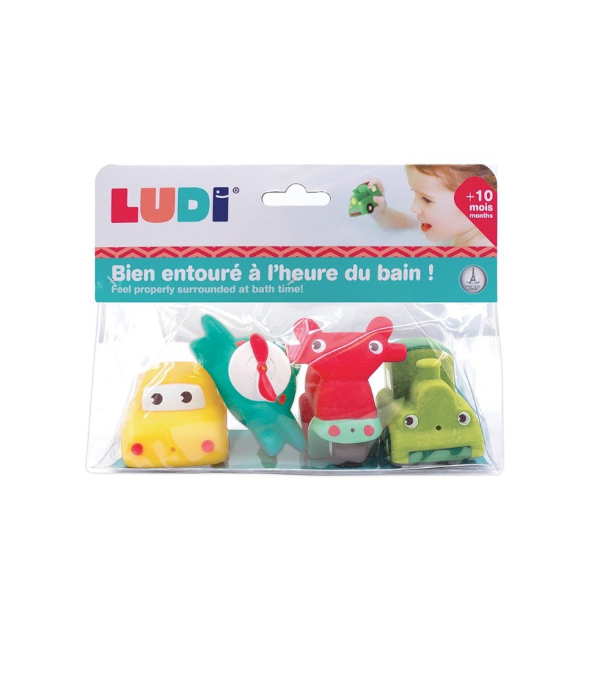 4 Brinquedos para Banho | Veiculos