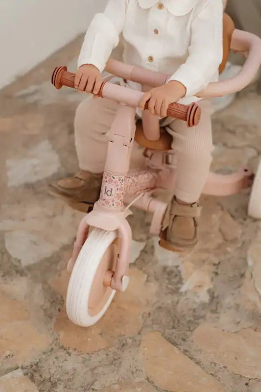 Triciclo Fairy Floral | 4 em 1 | Pink