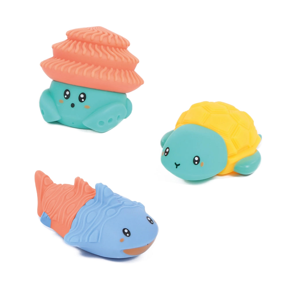 Aqua Amigos Ludi - 3 Esguichos de Silicone para o Banho - imagem 2