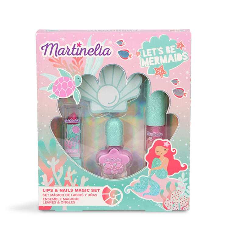Conjunto Mágico Lábios e Unhas Let's Be Mermaids Martinelia