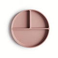 Prato Silicone | Ventosa | Compartimentos | Blush