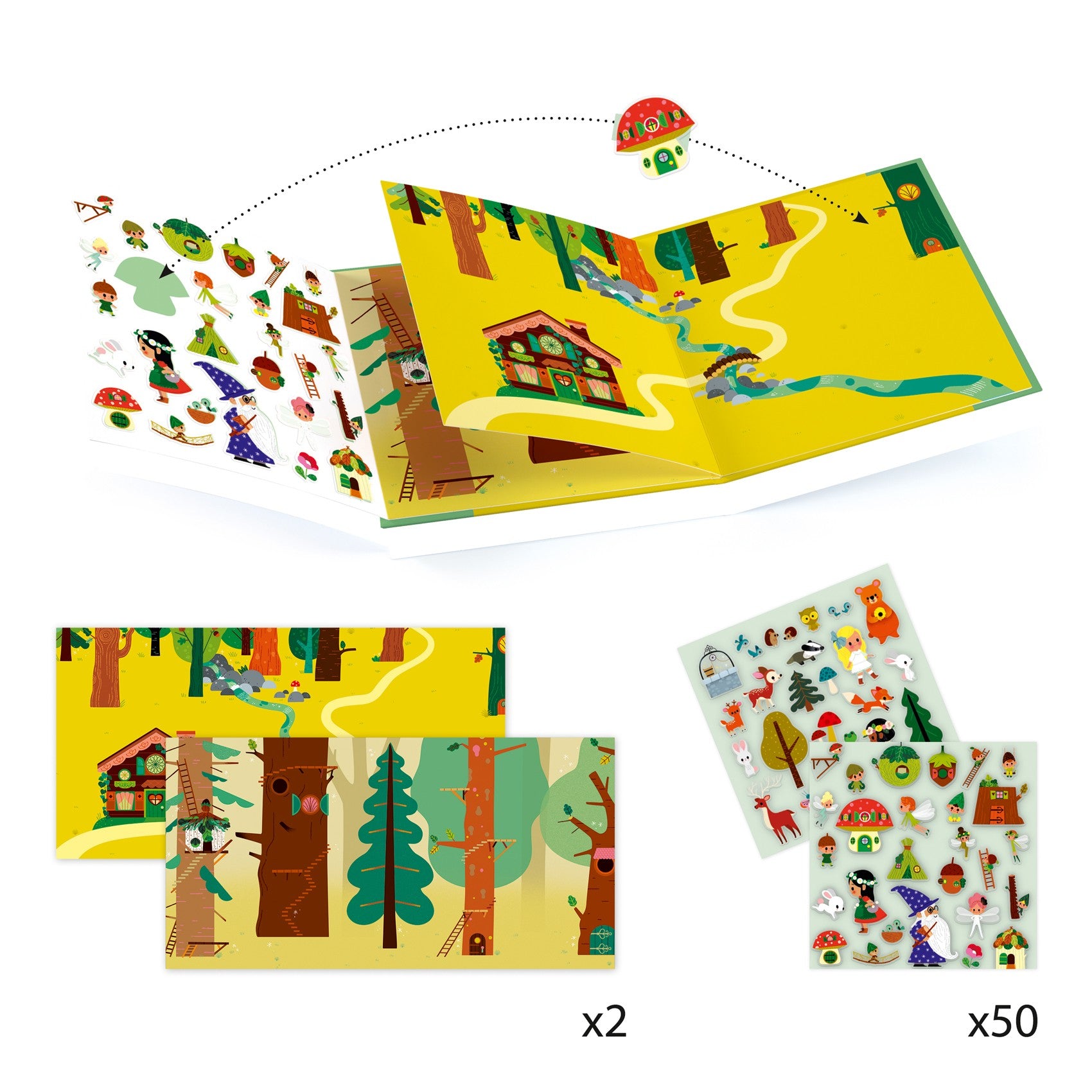 Reusable Sticker History | Forest