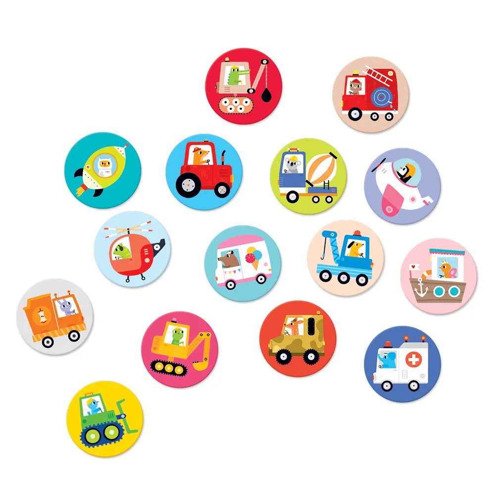On The Go | Memory Game | Vehicles