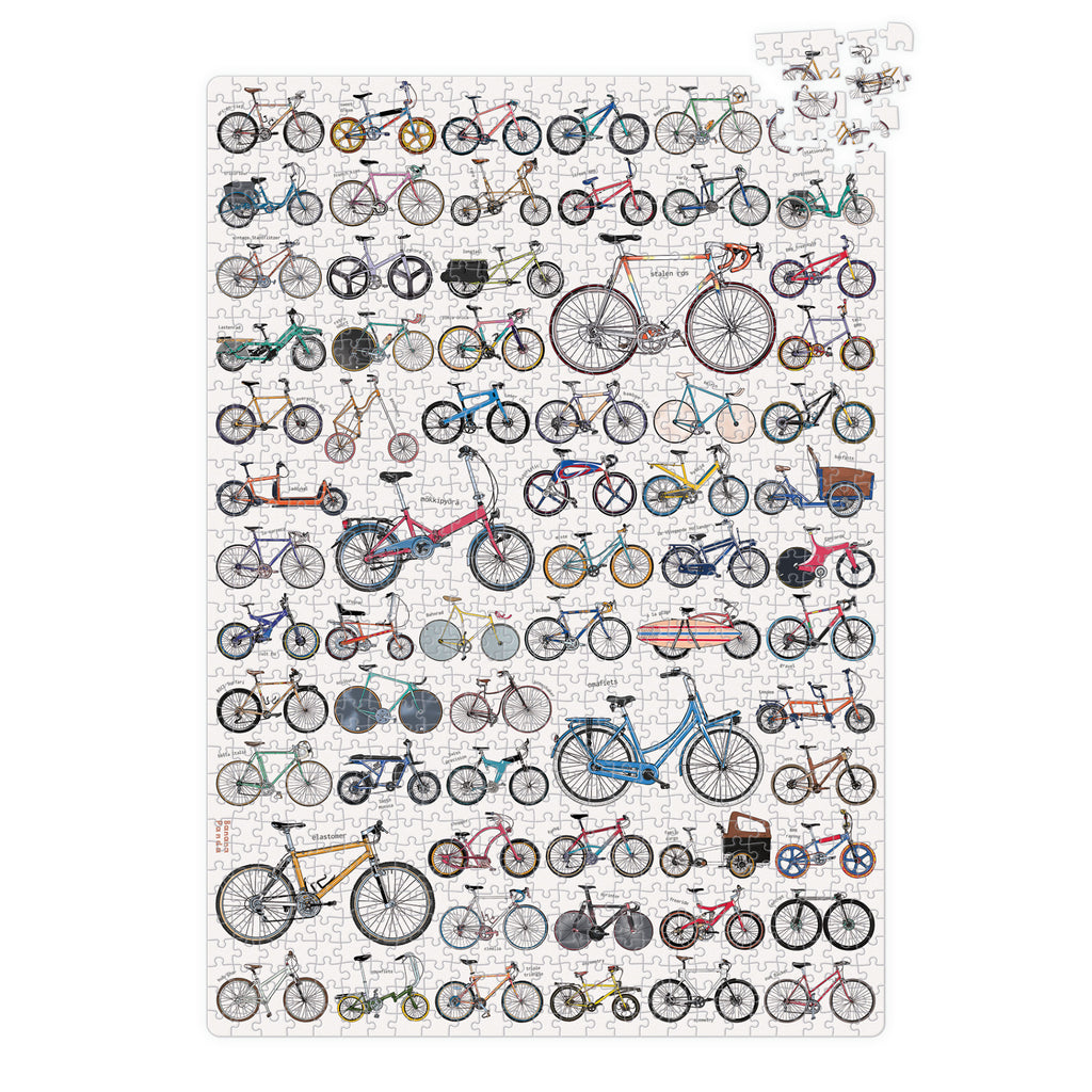 Puzzlove Bicycles 1000 Peças Banana Panda - imagem 2