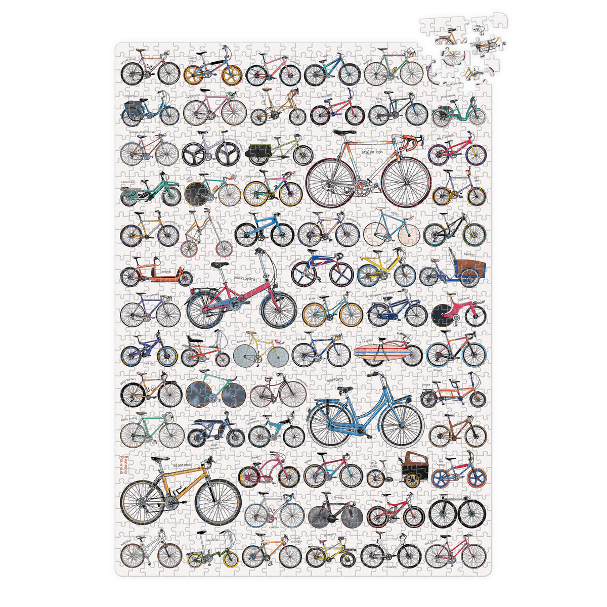Puzzlove Bicycles 1000 Peças Banana Panda - imagem 2