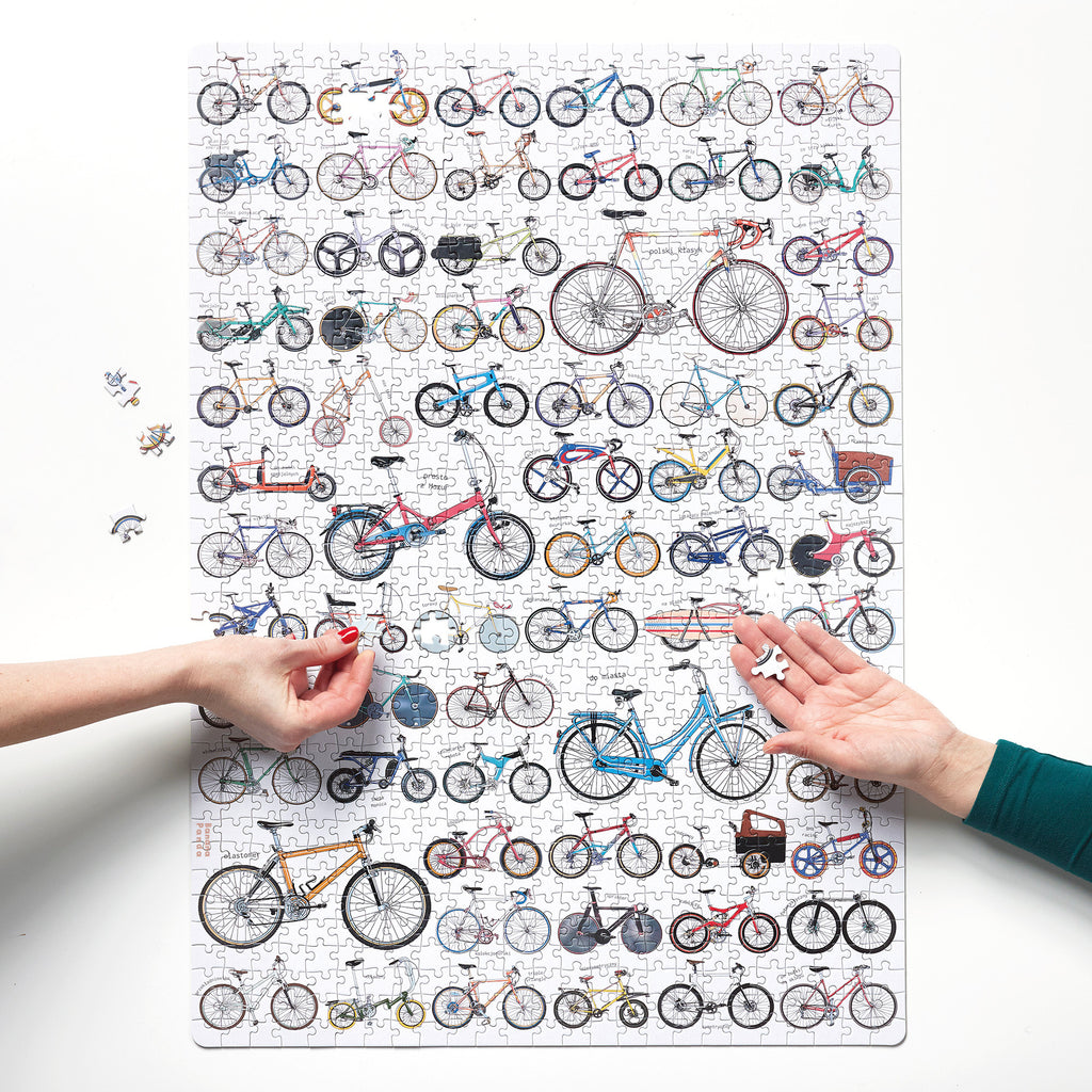 Puzzlove Bicycles 1000 Peças Banana Panda - imagem 6