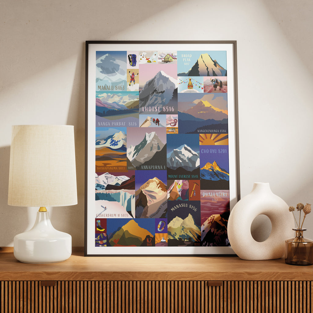 Puzzlove Mountains 8000m 1000 Peças Banana Panda - imagem 5