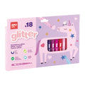 Canetas de Feltro | Glitter | 18 Cores