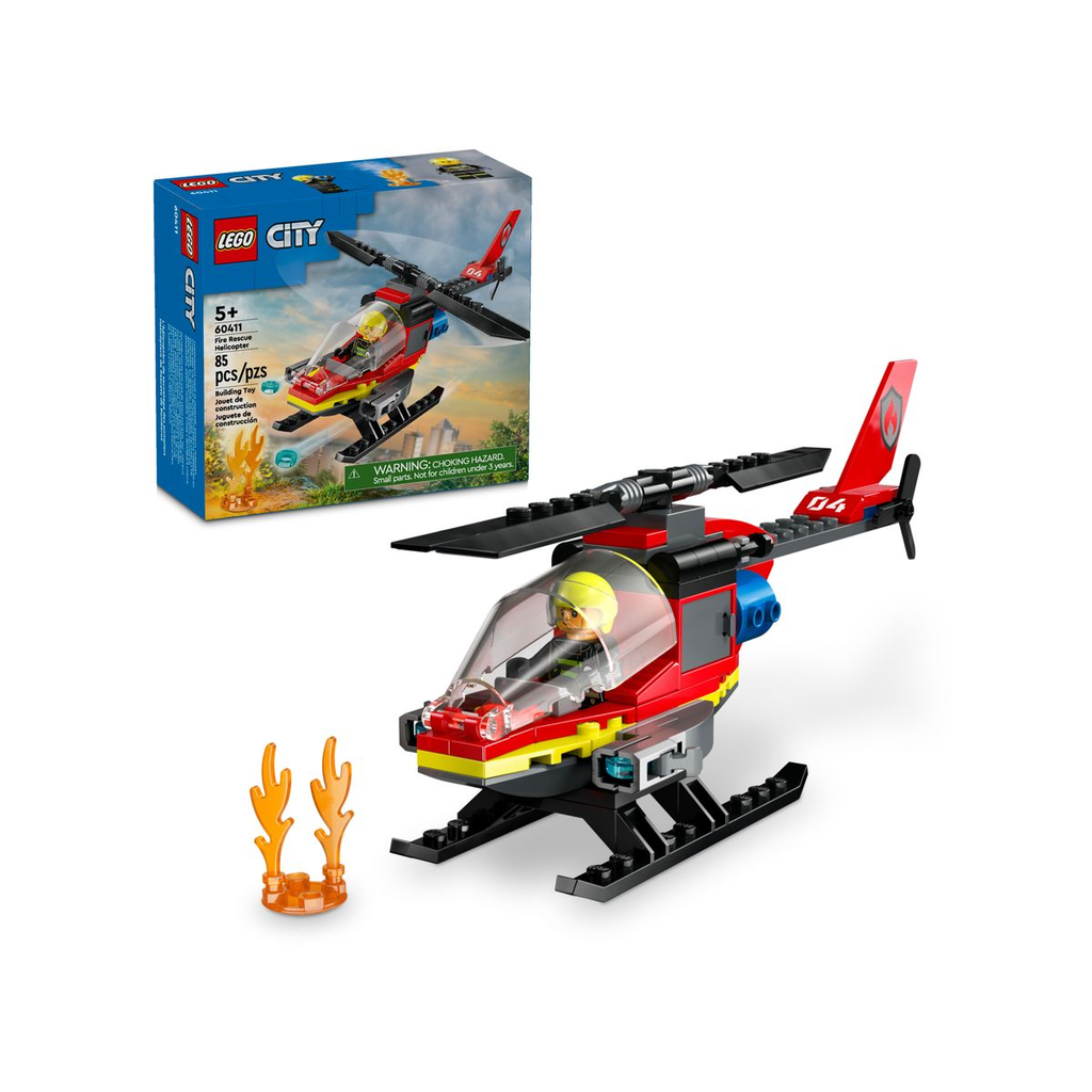 LEGO City Helicóptero de Resgate dos Bombeiros 60411