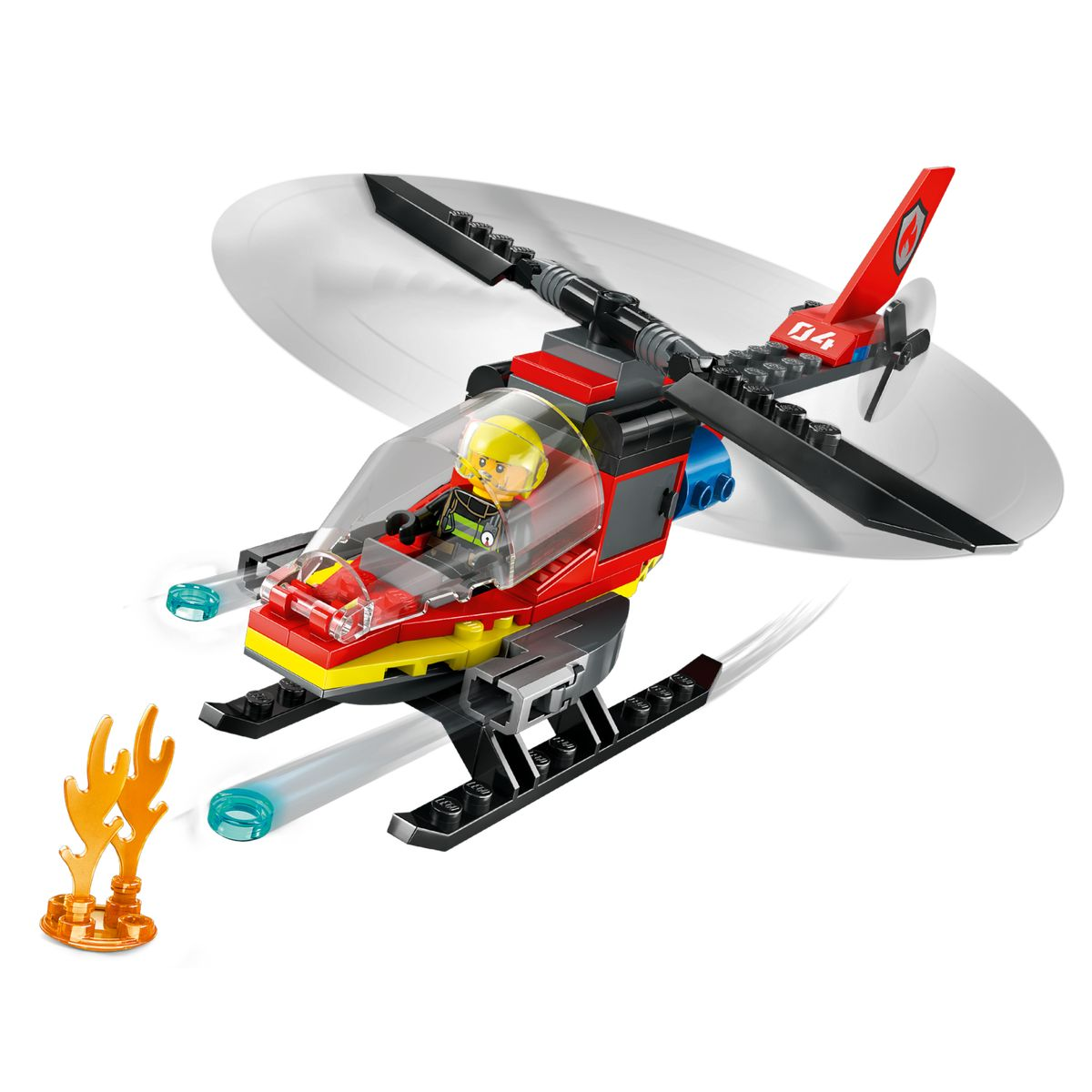 LEGO City Helicóptero de Resgate dos Bombeiros 60411 - imagem 3
