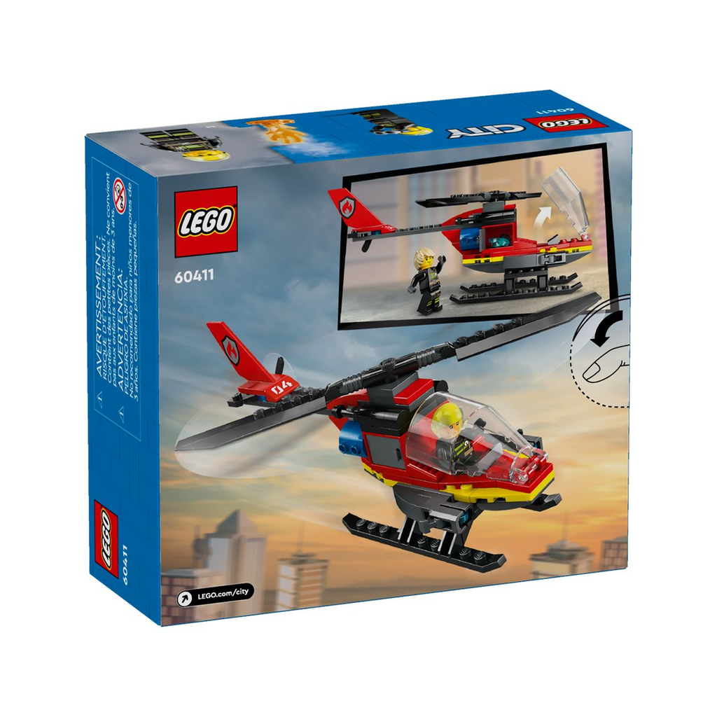 LEGO City Helicóptero de Resgate dos Bombeiros 60411 - imagem 6