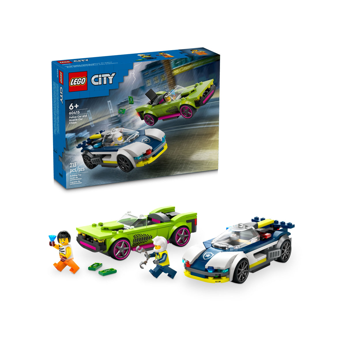 LEGO City Perseguição Polícia a Muscle Car 60415 - imagem 2