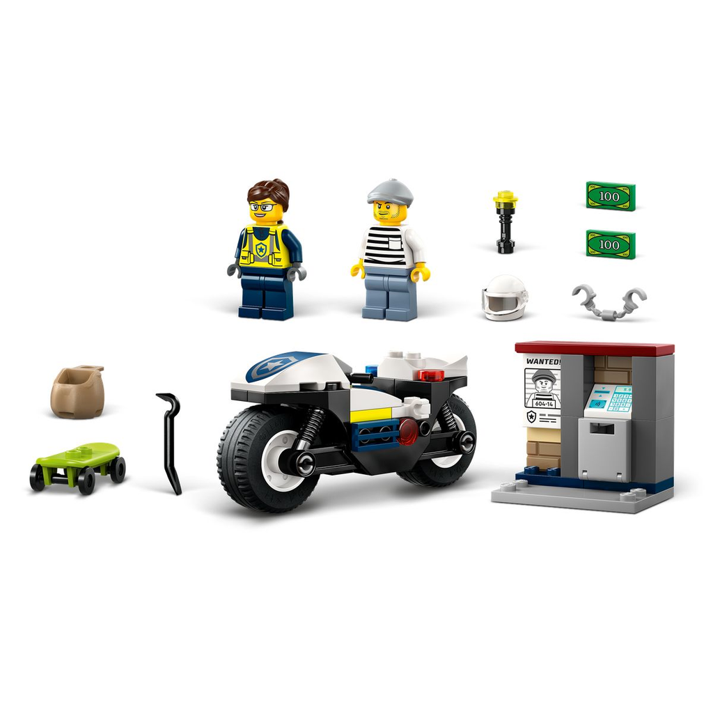 LEGO City Perseguição com Mota da Polícia 60455 - imagem 4