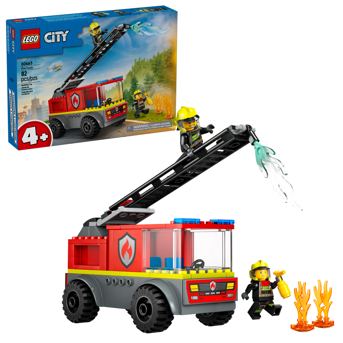 LEGO City Camião dos Bombeiros com Escada 60463 - imagem 2