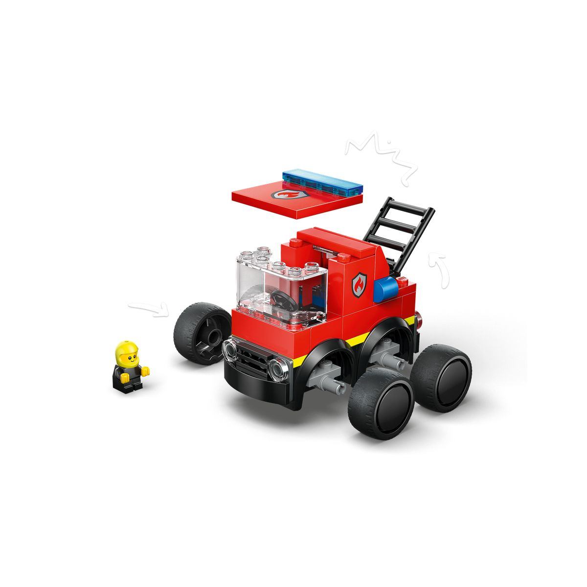 LEGO City Veículos Camião dos Bombeiros 60482 - imagem 3