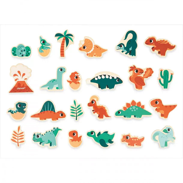 Dino | Magnéicos| 24 Peças