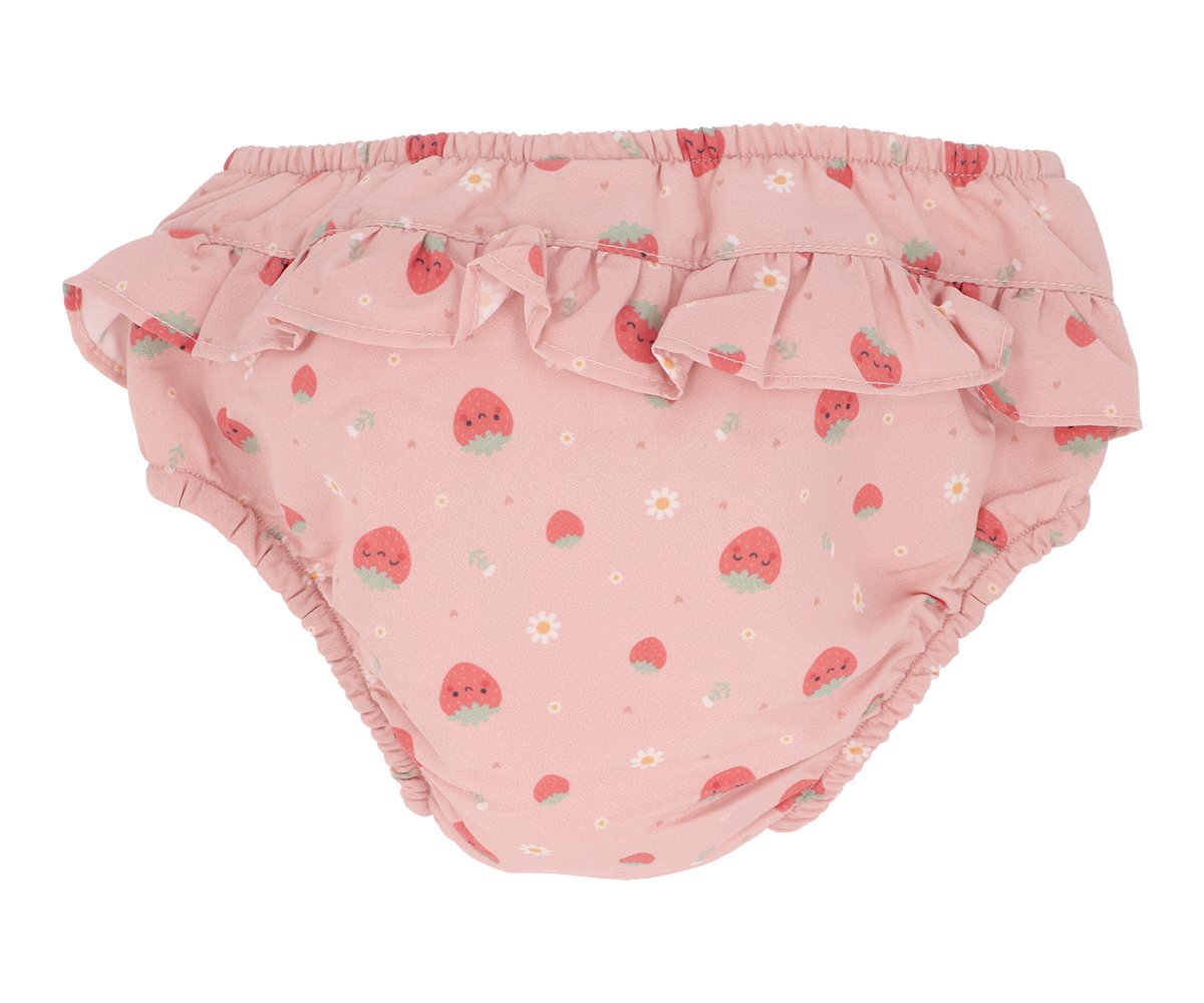 Cueca Banho Fralda | Folhos | Strawberries