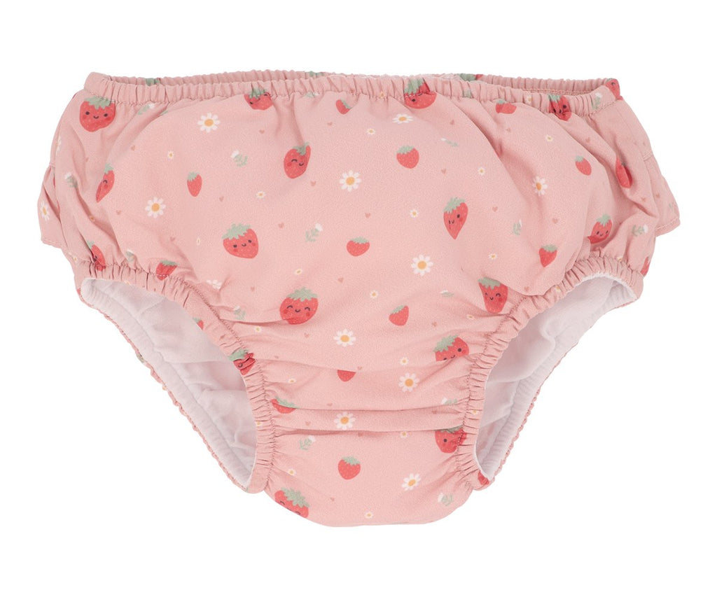 Cueca Banho Fralda | Folhos | Strawberries