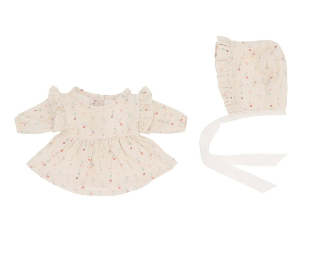 Boneca Helena | Vestido e Chapéu | White Flowers