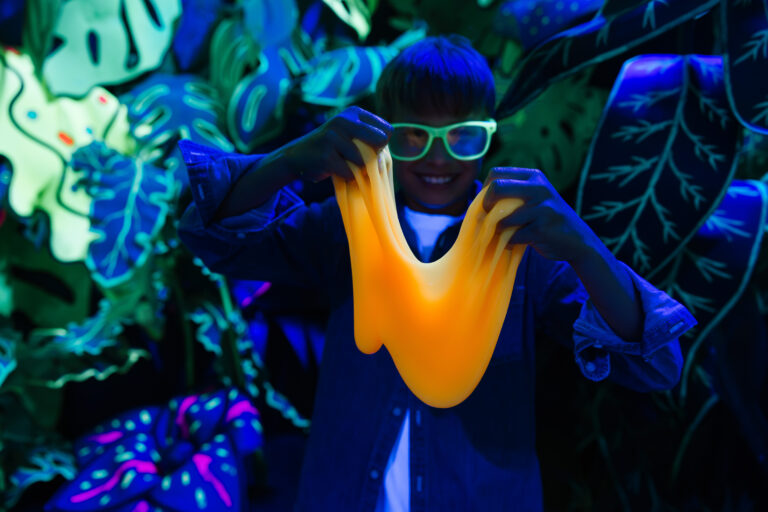 Jiggly Slime Fluo Glow | Laranja