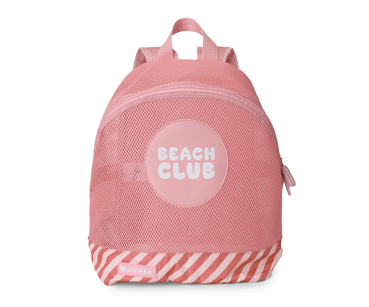 Mochila Praia | Anti-Areia | Stripes Bloom & Blush