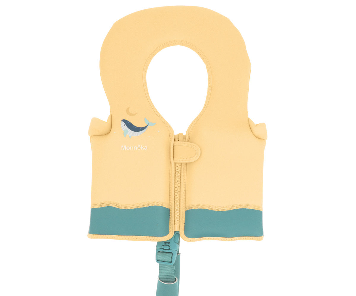 Colete Flutuador de Aprendizagem | Whale Teal | 1-2 Anos