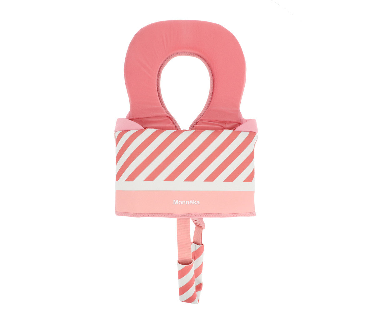 Colete Flutuador de Aprendizagem | Stripes Bloom & Blush | 1-2 Anos
