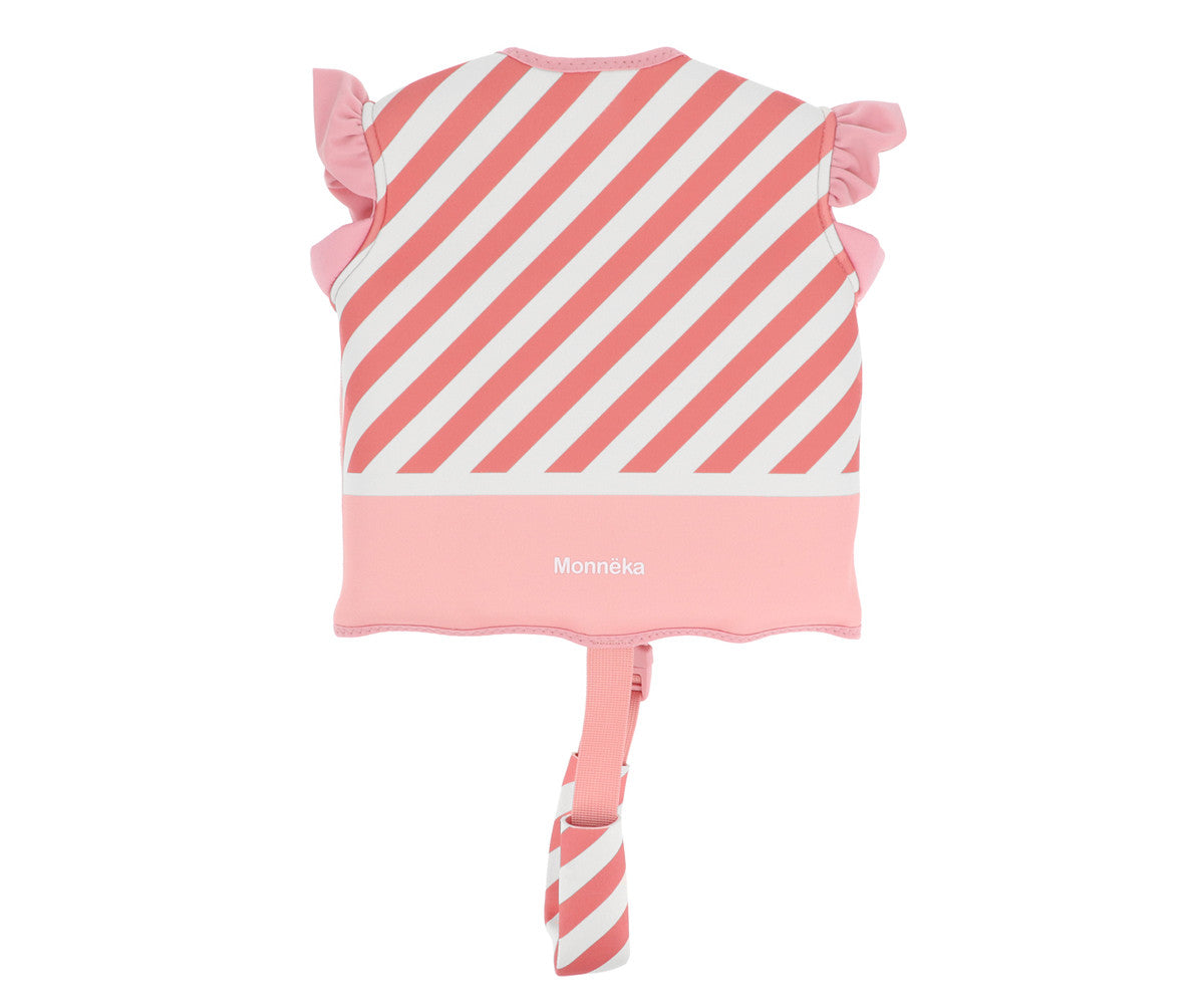 Colete Flutuador de Aprendizagem | Stripes Bloom & Blush