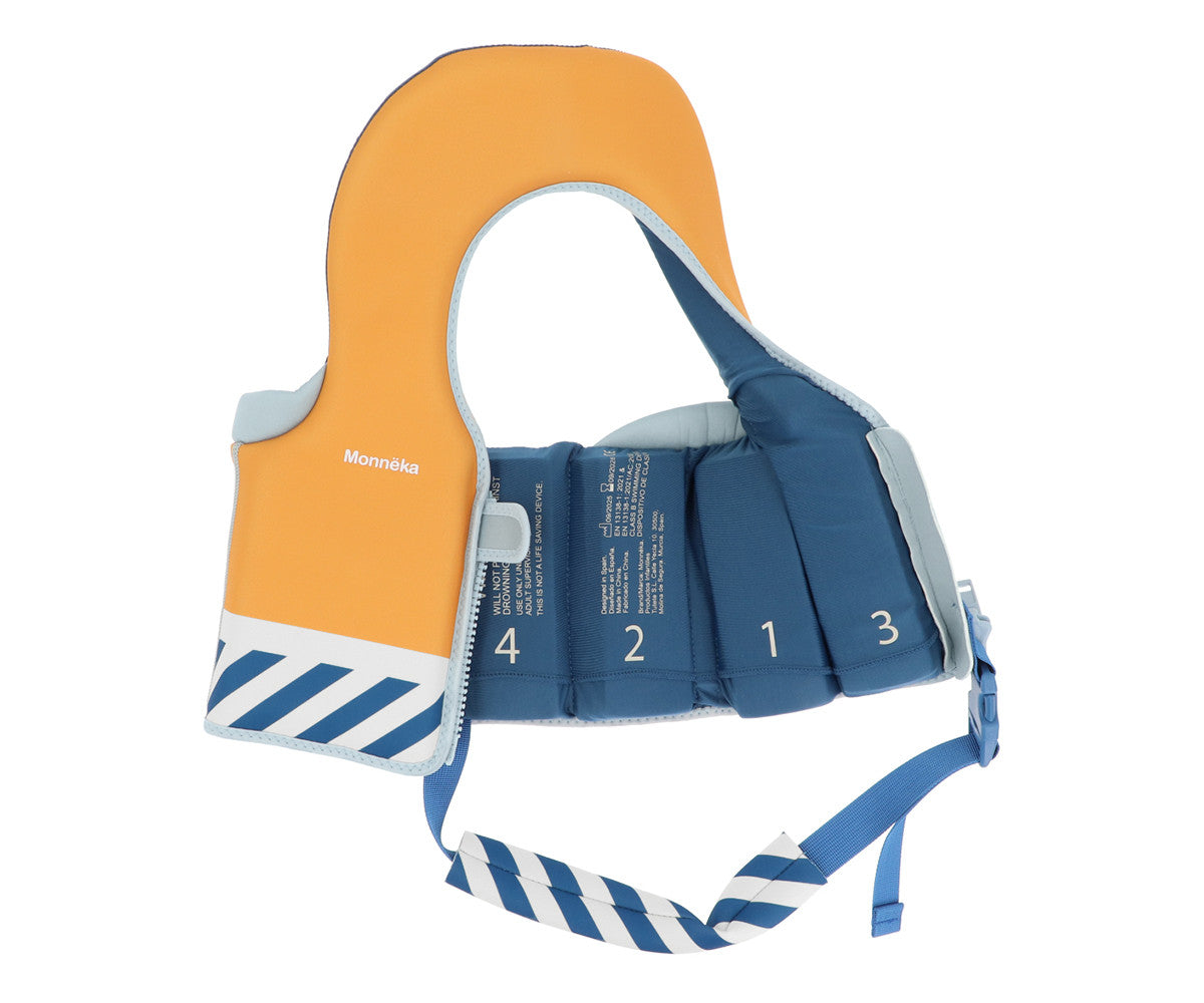 Colete Flutuador de Aprendizagem | Stripes Blues & Beyond | 1-2 Anos