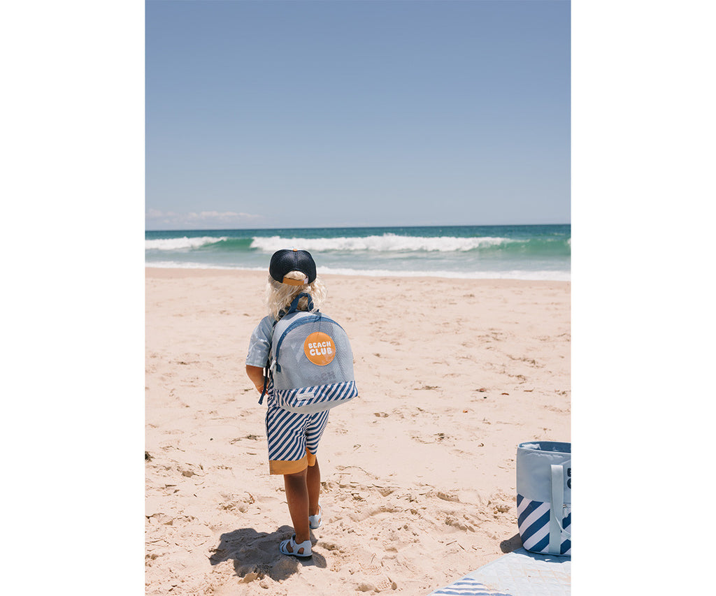 Mochila Praia | Anti-Areia | Stripes Blues & Beyond