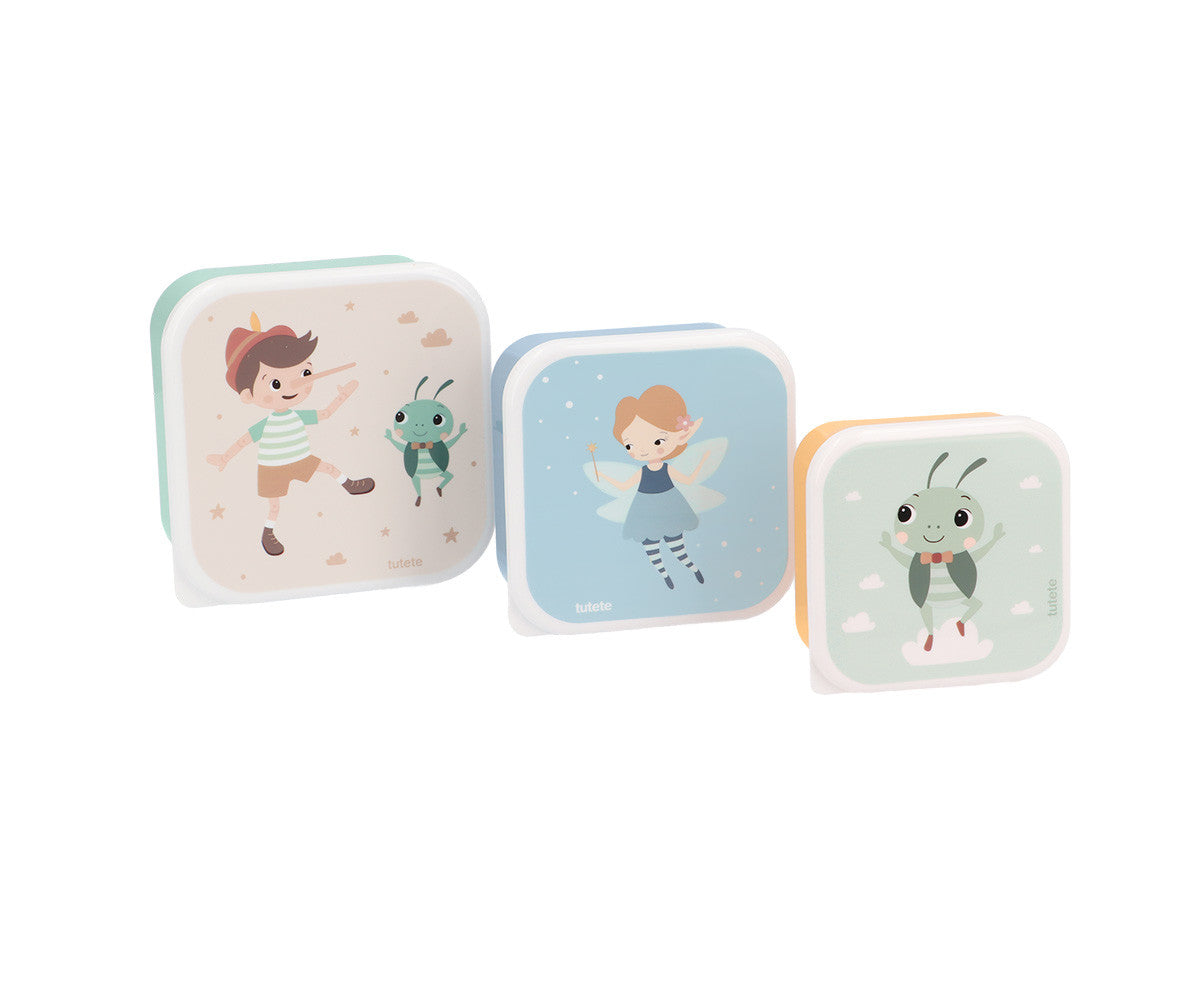 Conjunto 3 Caixas Lancheira | Blossom Birds