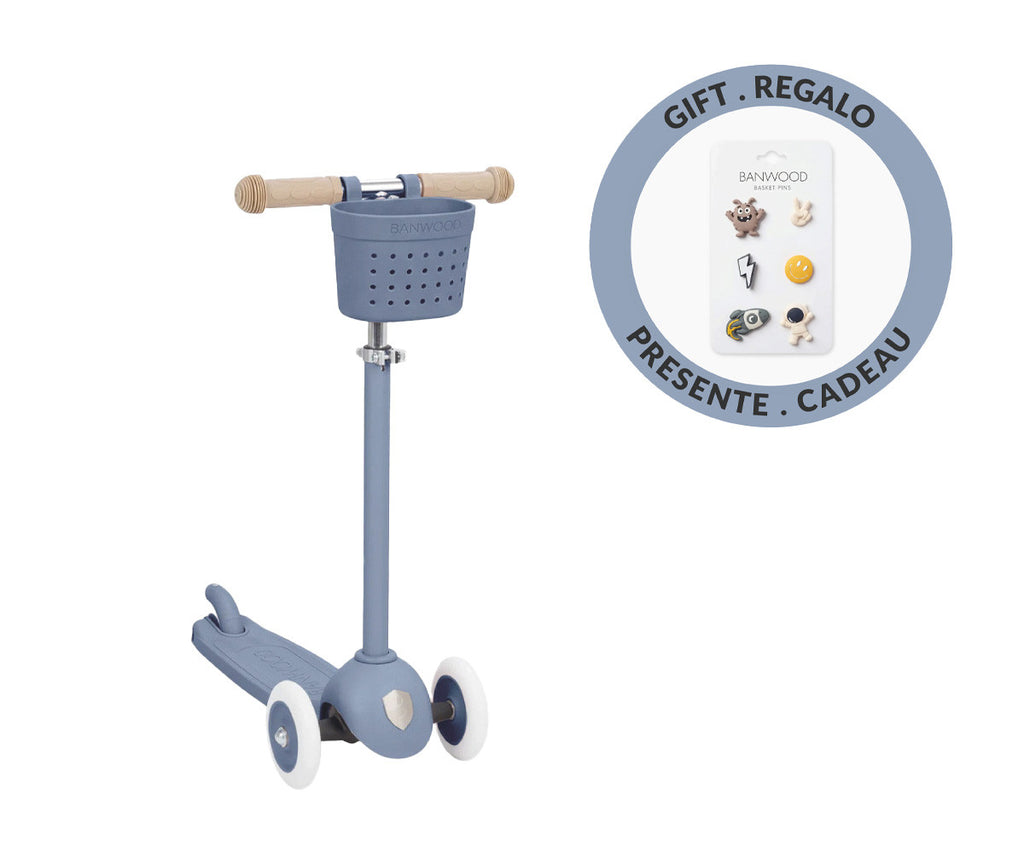 Trotinete Eco | Cesta |  Pin & Ride Deep Sea y Pines Espacio