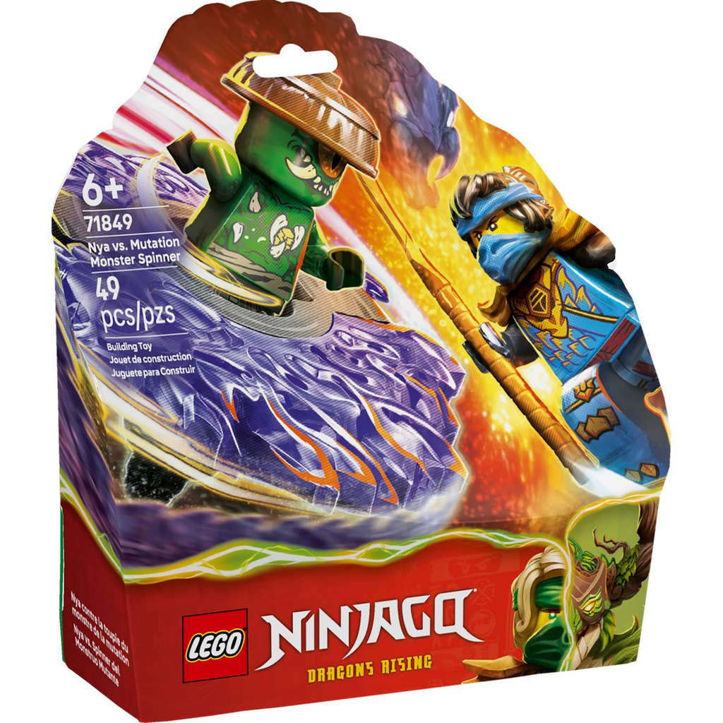 LEGO NINJAGO Nya contra Spinner Monstro de Mutação 71849
