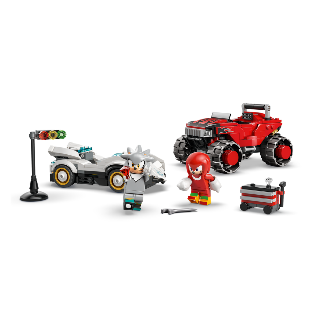 LEGO Sonic Carro do Silver vs Monster Truck 77118 - imagem 3
