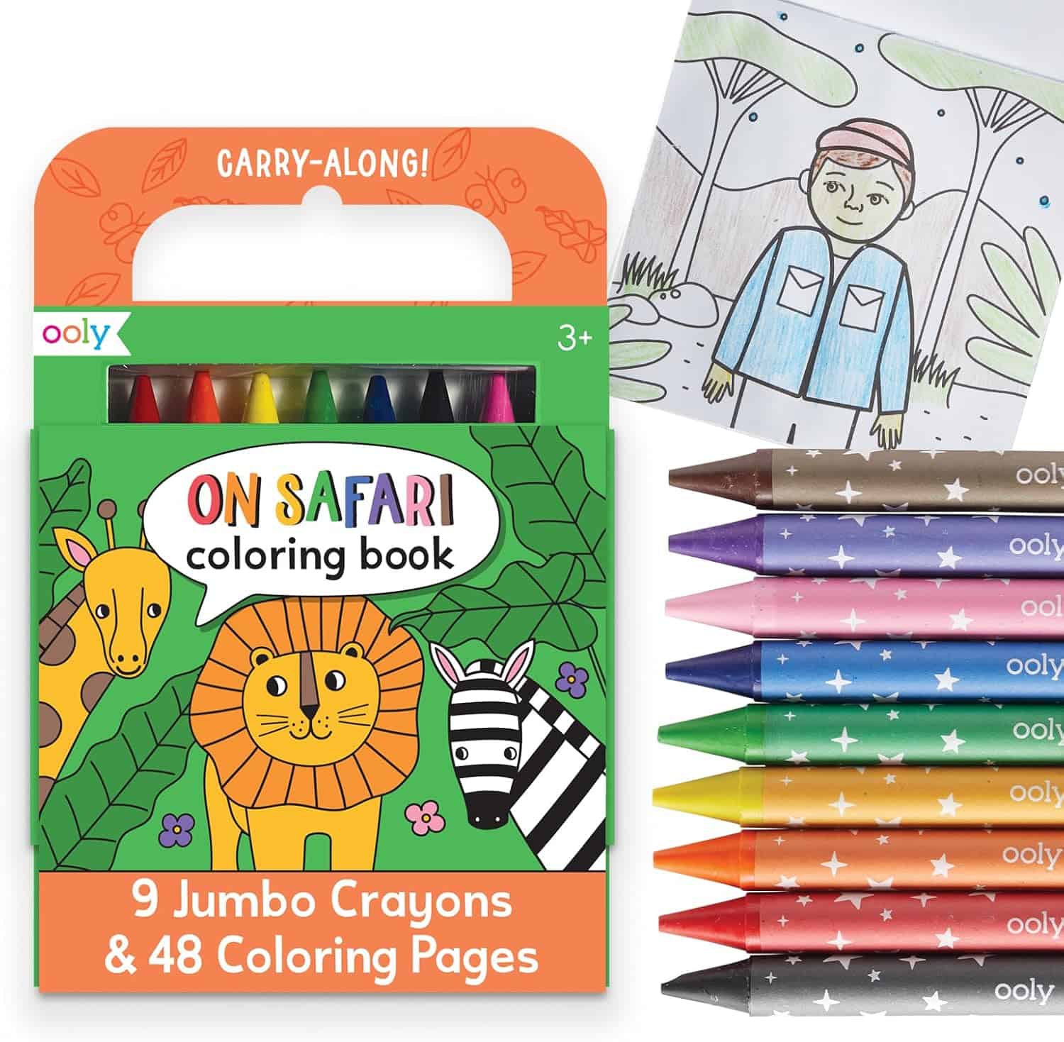 Carry Along Crayons | Coloring Book | On Safari
