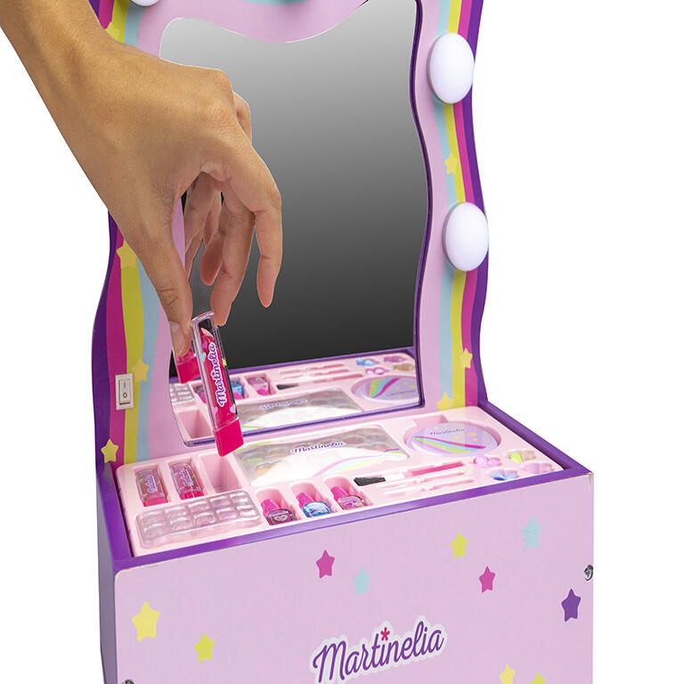Toucador de Maquilhagem com Luz Makeup Vanity Martinelia - imagem 6