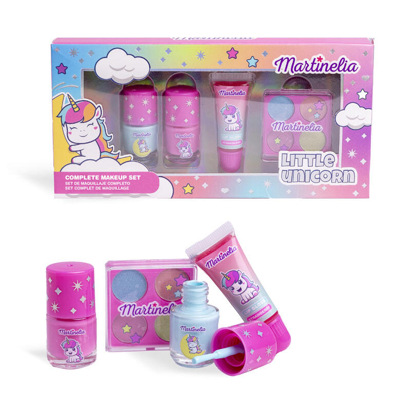 Conjunto de Maquilhagem Completo Little Unicorn Martinelia