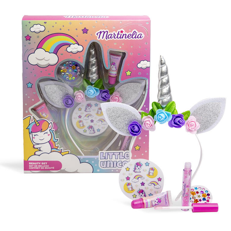 Conjunto de Beleza com Bandolete Little Unicorn Martinelia