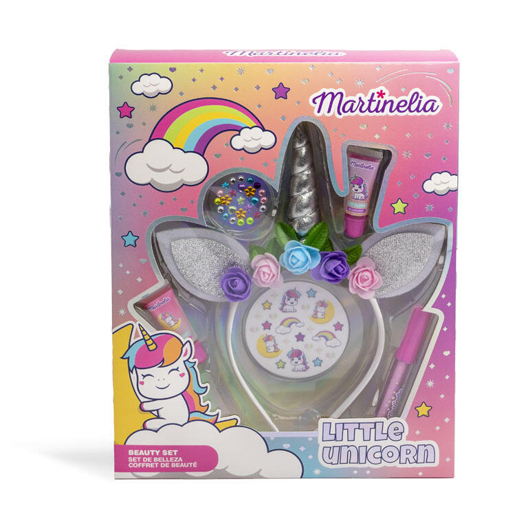 Conjunto de Beleza com Bandolete Little Unicorn Martinelia - imagem 2