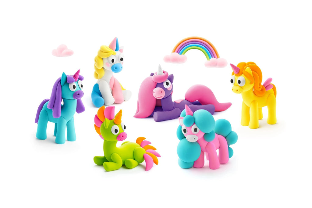 Plasticina Rainbow Unicorns Rainy Hey Clay - imagem 3