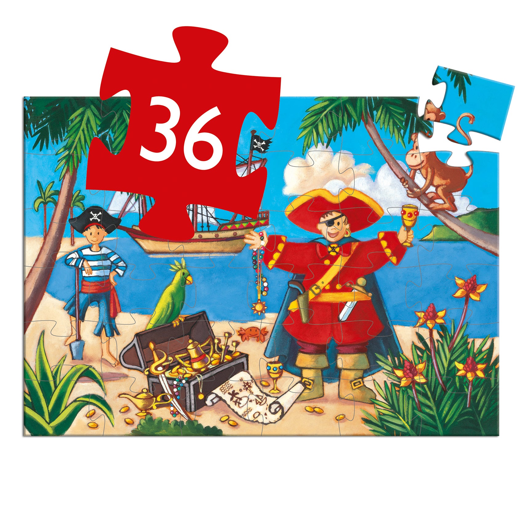 Puzzle | 36 Peças | Pirata