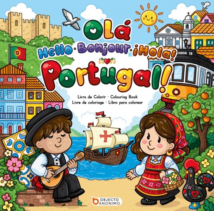 Olá Portugal! livro de colorir Objecto Anónimo
