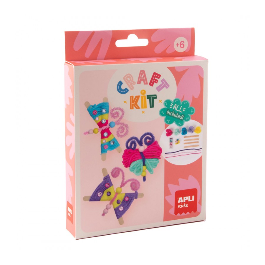 Kit Borboletas de Lã
