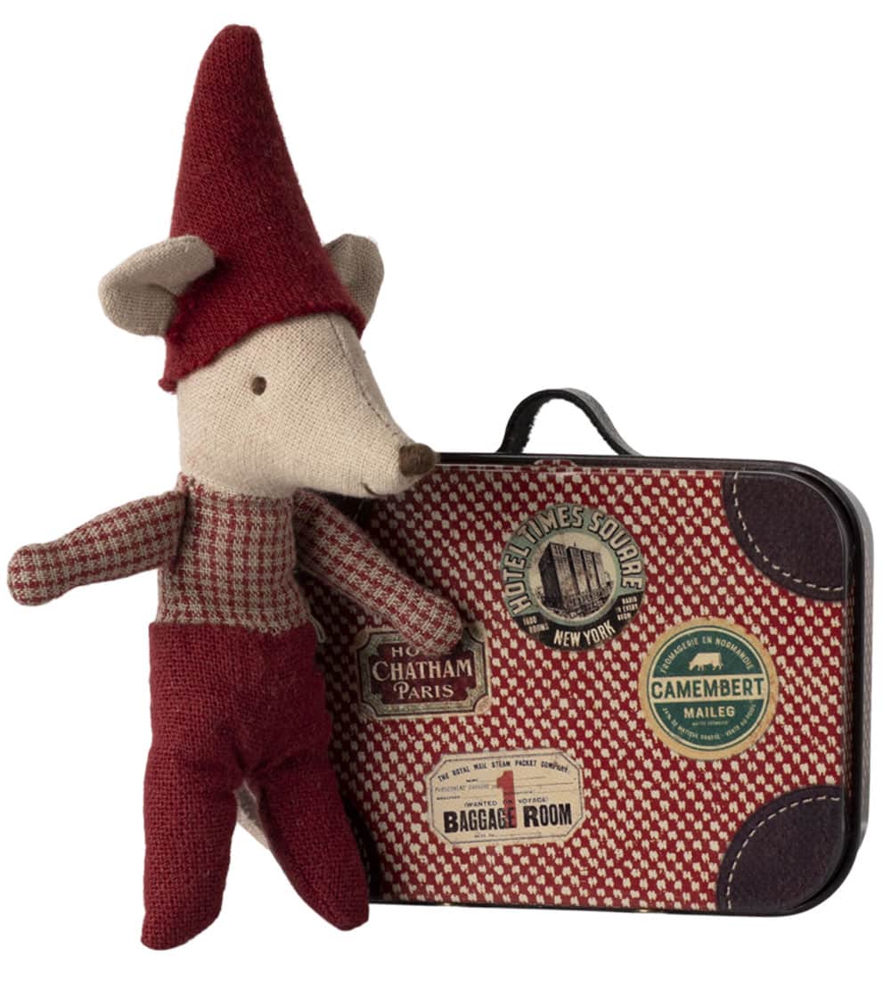 Christmas Mouse | Maileg | Baby in Suitcase