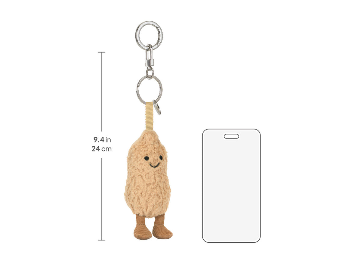 Amuseables Peanut Key Chain Bag Charm - Jellycat