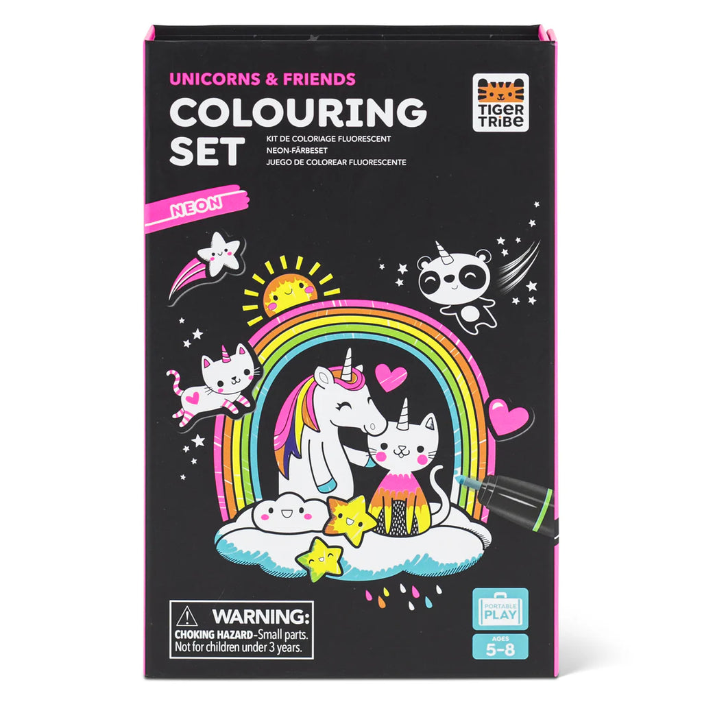 Set Colorir Neon | Unicórnios e Amigos