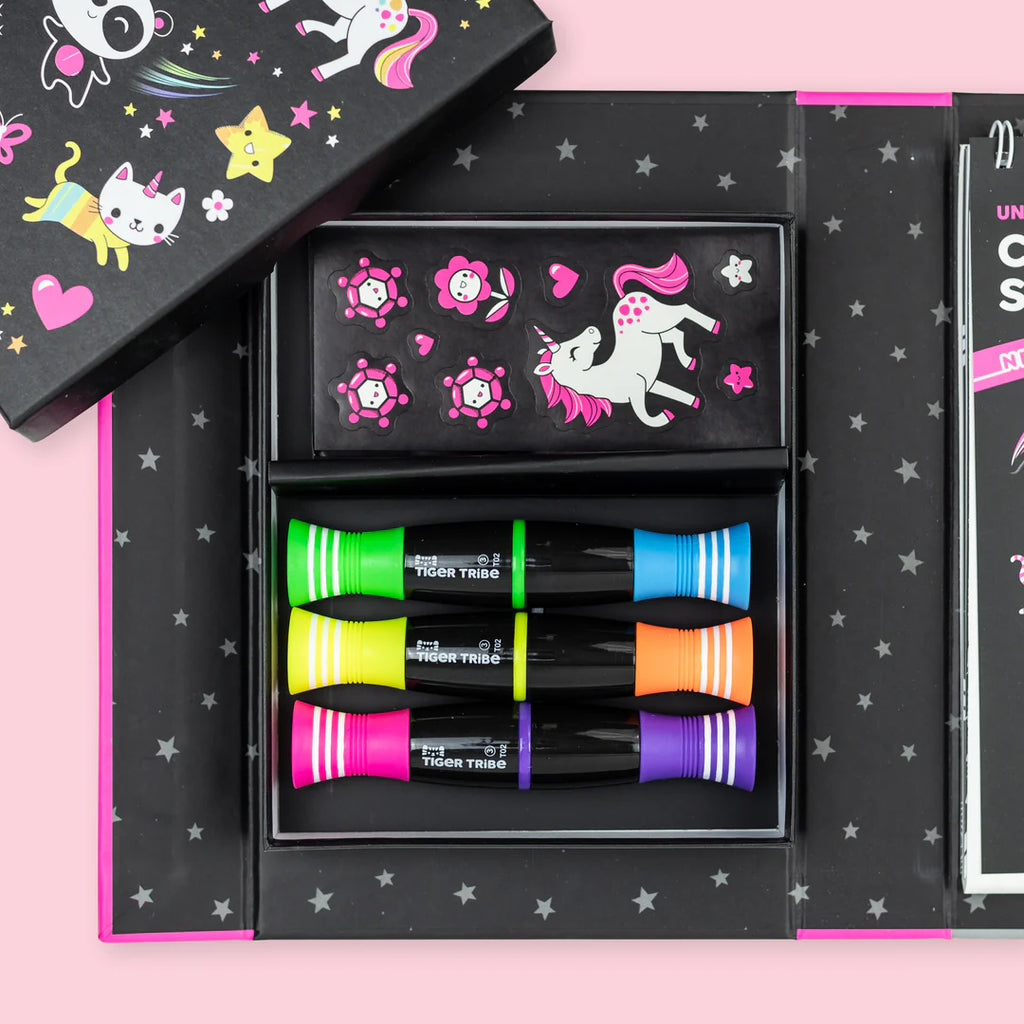 Set Colorir Neon | Unicórnios e Amigos