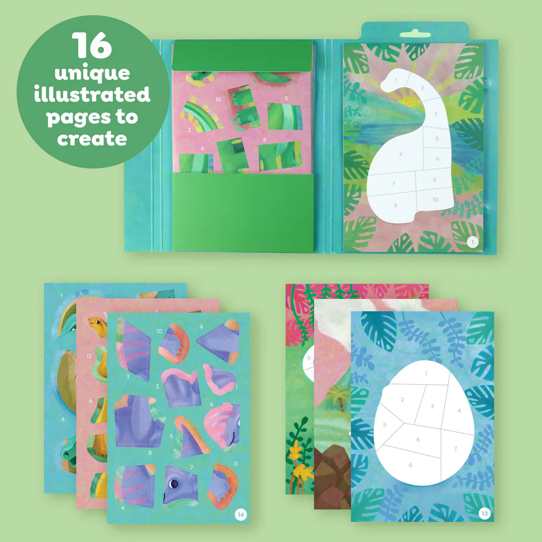 Sticker By Numbers | Dinosaurs